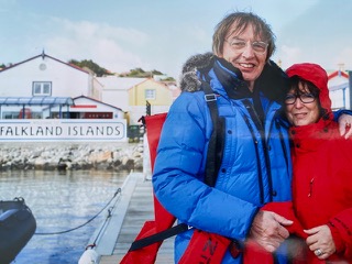 Stop auf den Falkland Islands